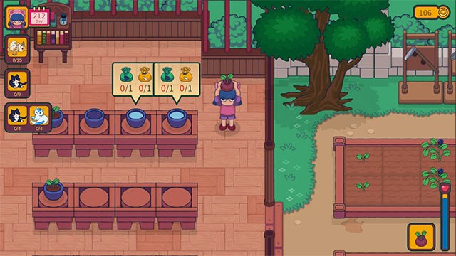 Quản lý nông trại mèo đáng yêu trong game mô phỏng Meows Farm