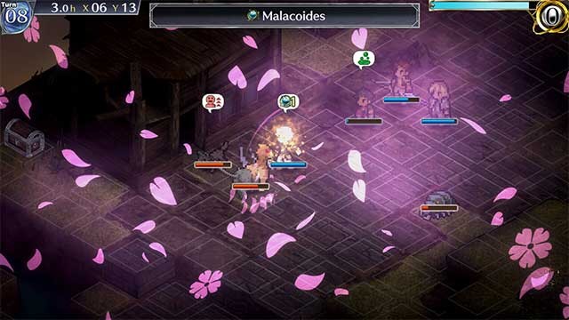 Vị trí của các nhân vật có thể quyết định kết quả của mỗi trận chiến