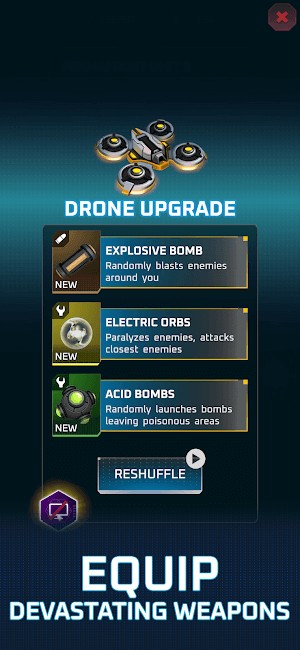 Trang bị những loại vũ khí mạnh mẽ