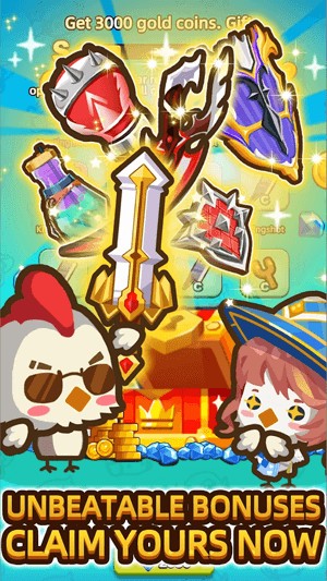 Nhiều trang bị các vũ khí khác nhau