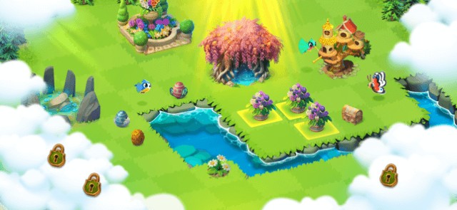 Xây dựng khu vườn tuyệt đẹp của bạn trong game Merge Gardens