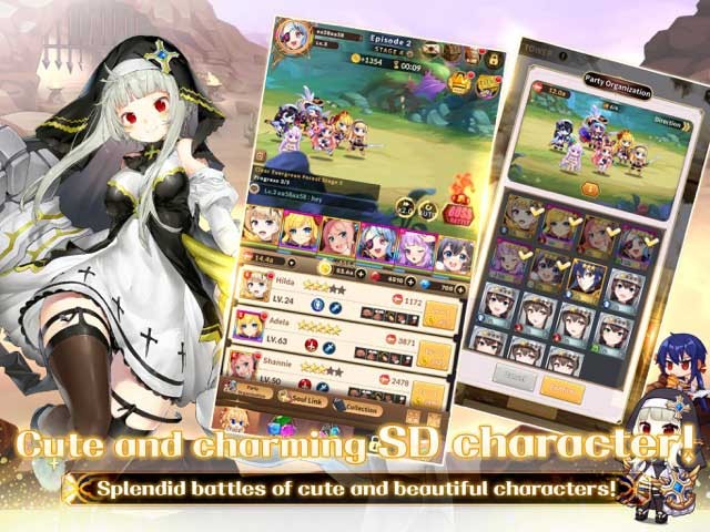 Nhân vật SD dễ thương và quyến rũ