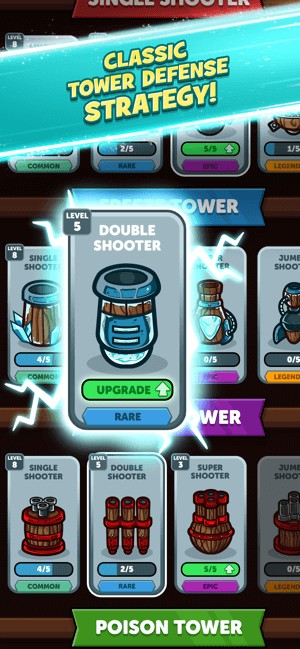 Lối chơi phòng thủ tháp cổ điển