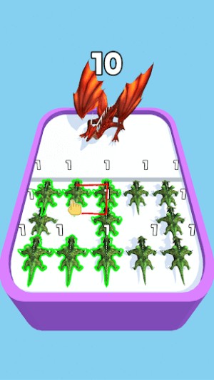 Merge Master cho bạn tham các trận chiến khủng long dữ dội