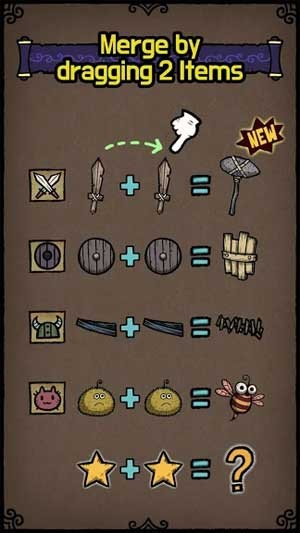 Hợp nhất 2 vật phẩm thành 1 để cho ra một vật dụng mạnh hơn