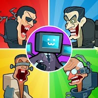 Merge War: Skibydy vs Kamera - Tải Game Android Miễn Phí