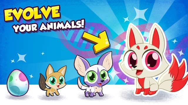 Tiến hóa động vật của bạn trong game Merge Zoo