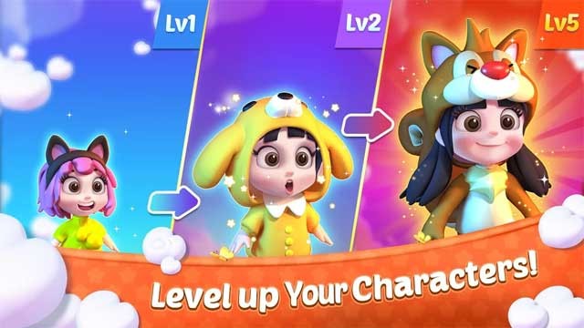 Nâng cấp cho nhân vật dễ thương của bạn trong game Mergical for Android