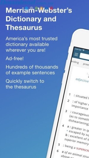 Từ điển Anh Anh được nhiều người tin dùng