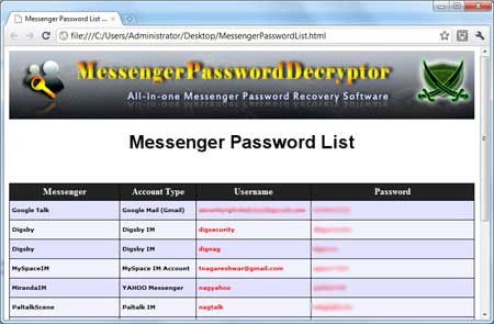 MessengerPasswordDecryptor