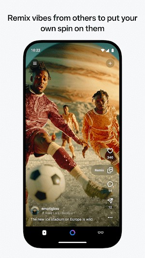 Remix và chia sẻ vibe từ cộng đồng AI Creators