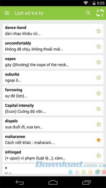 Lịch sử tra từ