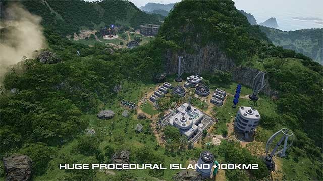 Metaisland lấy bối cảnh một hòn đảo nhiệt đới khổng lồ