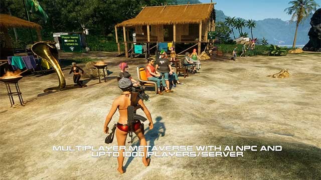 Khám phá thế giới cùng người chơi khác và các nhân vật NPC