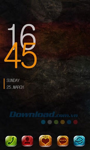 Metal GO launcher EX theme