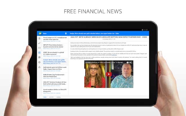 Ứng dụng cập nhật tin tức tài chính miễn phí