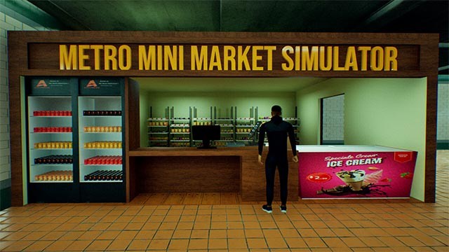 Metro Mini Market Simulator mô phỏng siêu thị mini tại ga tàu điện ngầm đông đúc