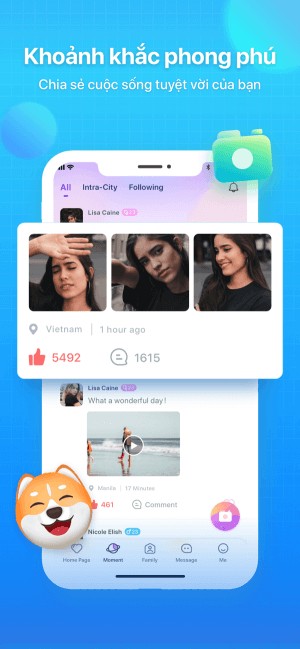 Chia sẻ và ngắm nhìn nhiều khoảnh khắc thú vị