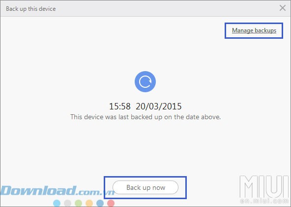 Sao lưu dữ liệu