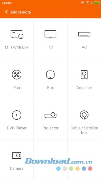 MI Remote hỗ trợ nhiều thiết bị