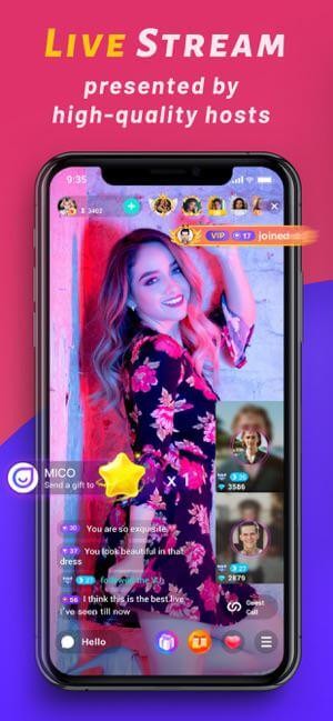 MICO cho bạn xem các live tream của các nhân vật hot