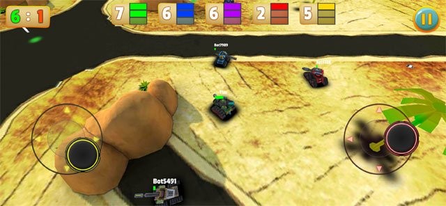 5 đội chơi tham gia chiến đấu cùng một lúc