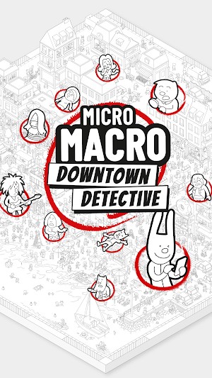Bạn trở thành thám tử phá án trong game MicroMacro Downtown Detective