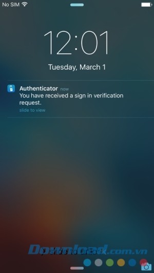 Microsoft Authenticator cho iOS bảo mật tài khoản
