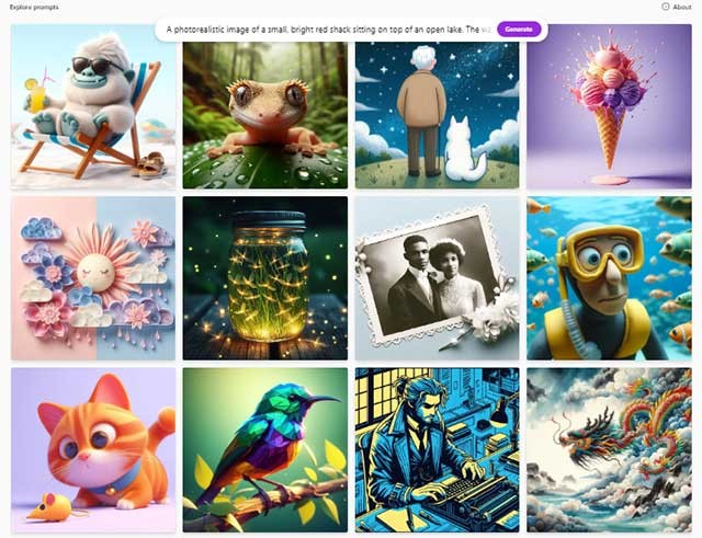 Designer có một thư viện phong phú gồm các template và thành phần được thiết kế sẵn