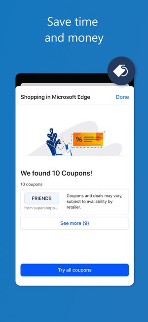 Microsoft Edge for iOS là trình duyệt web hiệu suất cao