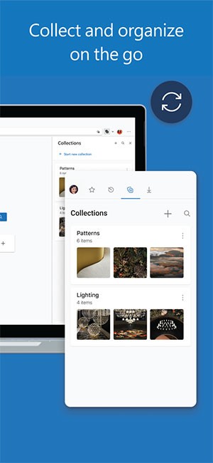 Tổ chức nội dung thông minh trên Microsoft Edge browser