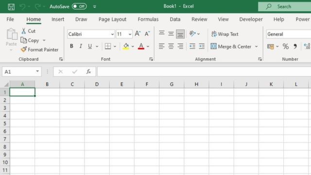 Giao diện Excel 2021 - Ứng dụng tạo bảng tính thuộc bộ Office 2021