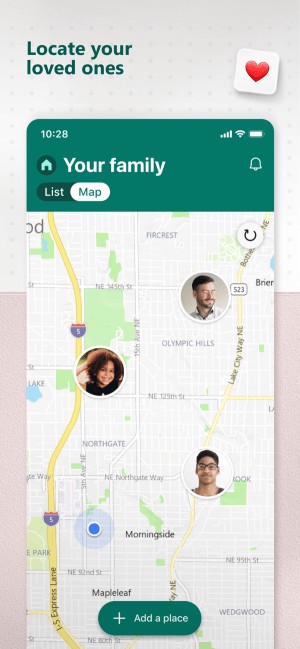 Định vị những người thân yêu của bạn