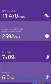 Theo dõi các thông tin sức khỏe