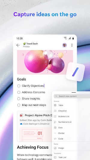 Ghi lại ý tưởng trong khi di chuyển