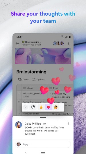 Chia sẻ suy nghĩ của bạn với nhóm