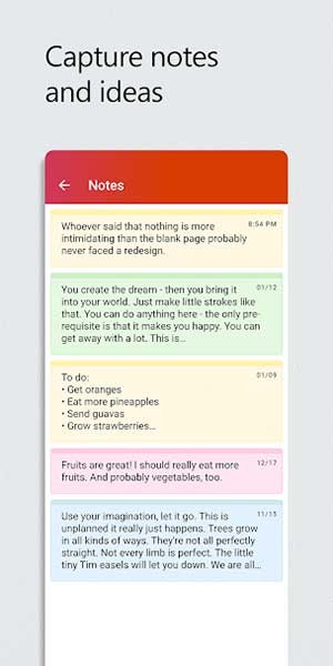 Ghi lại ý tưởng và ghi chú bằng Sticky Notes