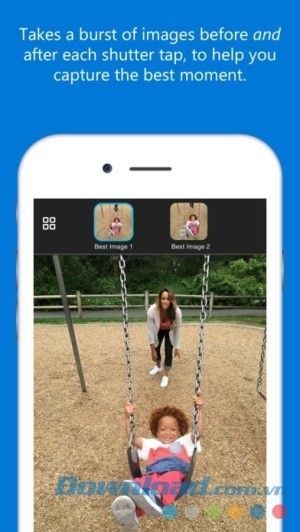 Microsoft Pix Camera cho iOS chụp ảnh liên tiếp