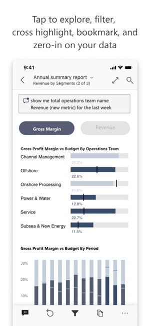 Chạm để khám phá, lọc và tập trung vào những gì quan trọng nhất