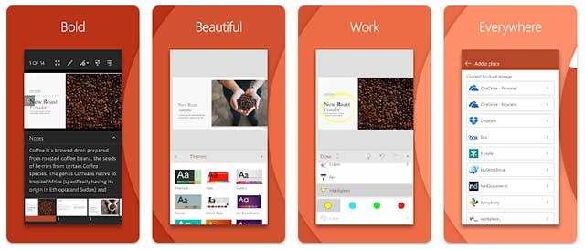 Chỉnh sửa bài thuyết trình PowerPoint trên điện thoại Android