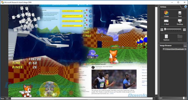 Ghép nhiều bức ảnh thành một bức ảnh lớn đầy nghệ thuật bằng ứng dụng Microsoft Research AutoCollage 2008