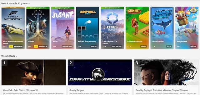 Microsoft Store là một thị trường trực tuyến để mua và tải ứng dụng Windows