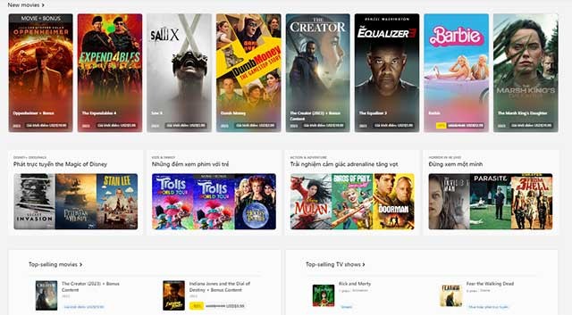 Khám phá các bộ phim và chương trình truyền hình cả mới và cũ