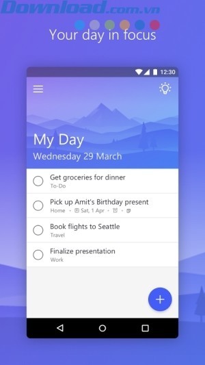 Tập trung làm các công việc đã lên kế hoạch mỗi ngày