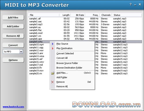 MIDI to MP3 Converter