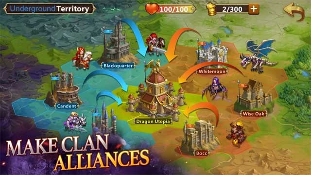 Lập nhóm để cùng nhau khám phá thế giới và tham gia cuộc chiến bang hội