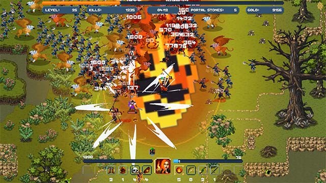 Nỗ lực sống sót trên chiến trường hàng nghìn kẻ thù của Might'n Mow'em