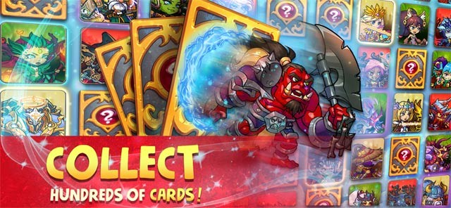 Thu thập hàng trăm thẻ bài