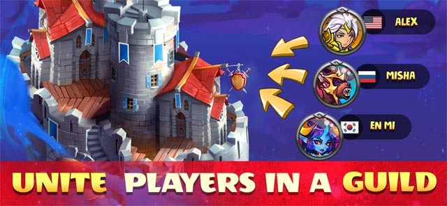 Liên kết với người chơi khác trong một Guild