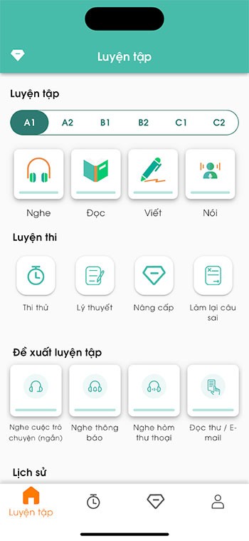 Migii GOETHE German cho Android